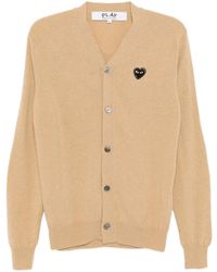 COMME DES GARÇONS PLAY - Cardigan À Appliqué Cœur - Lyst