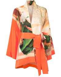 Lenny Niemeyer - Printed Belted Kimono - Lyst