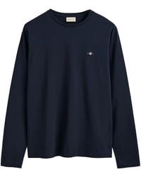GANT - Shield Long-Sleeve T-Shirt - Lyst