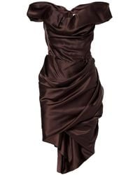 Vivienne Westwood - Nova Cora Asymmetrical Draped Dress - Lyst