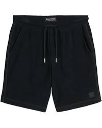 Marc O' Polo - Drawstring Cotton Shorts - Lyst