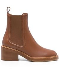 Chloé - Mallo 60mm Leather Boots - Lyst