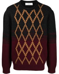 Pringle of Scotland - Argyle-Pattern Wool Jumper - Lyst
