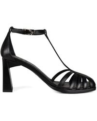 ANEST COLLECTIVE - Ankle Strap Leather Sandals - Lyst