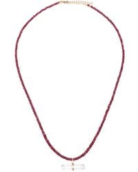 JIA JIA - 14Kt Arizona Ruby And Quartz Necklace - Lyst