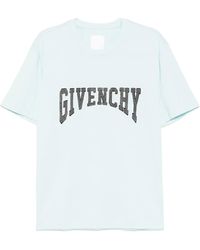 Givenchy - T-Shirt Mit Logo-Patch - Lyst
