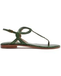 Maliparmi - Sandales Urban Spin À Effet Peau De Serpent - Lyst