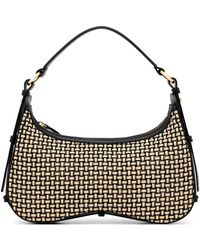 Pollini - Sac Porté Épaule Identity À Bords En Cuir - Lyst