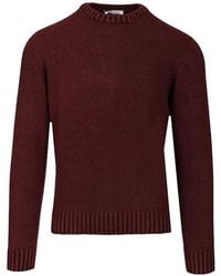Al Duca d'Aosta - Ribbed-Trim Crew-Neck Sweater - Lyst