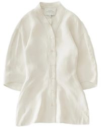 Studio Nicholson - Asti Curved-Sleeve Blouse - Lyst