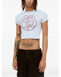 Perks And Mini - Cropped-T-Shirt mit Print - Lyst