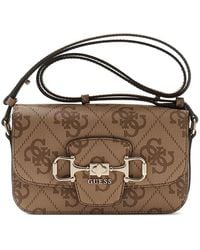 Guess - Janie Monogram-Pattern Shoulder Bag - Lyst