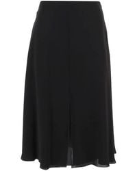 Valentino Garavani - Front-Slit Midi Skirt - Lyst