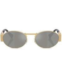 Versace - Oval-Frame Sunglasses - Lyst
