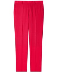 Paul Smith - Tapered-Fit Linen Trousers - Lyst