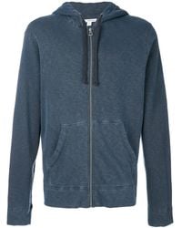 James Perse - Cotton Zip-Up Hoodie - Lyst