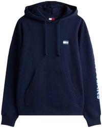 Tommy Hilfiger - Logo-Patch Drawstring Cotton Hoodie - Lyst