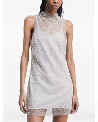 Patrizia Pepe - Sequin-Embellished Mini Dress - Lyst