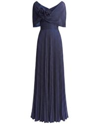 Gemy Maalouf - Asymmetrical Pleated Gown - Lyst