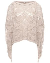 Antonelli - Gehaakte Trui Met Franje Detail - Lyst