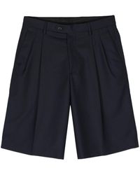 Lardini - Shorts de vestir de talle medio - Lyst
