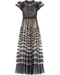 Needle & Thread - Ruffle-Embellishment Maxi Dress - Lyst