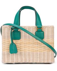 Mark Cross Contrast Details Tote - Brown