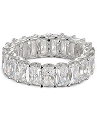 Anabela Chan - Baguette Eternity Ring Met Diamant - Lyst