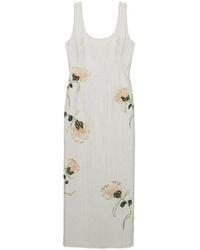 Jonathan Simkhai - Lilibeth Floral Jacquard Midi Dress - Lyst