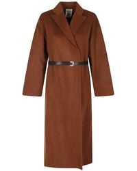 Semicouture - Isolde Belted Coat - Lyst