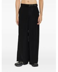 Sacai - Belted Wide-Leg Trousers - Lyst