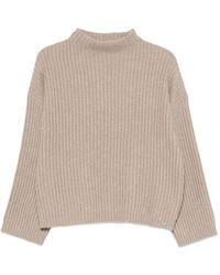 Brunello Cucinelli - Sequin-Embellished Ribbed-Knit Sweater - Lyst