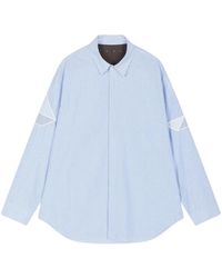 CROQUIS - Sailboat-Appliqué Striped Shirt - Lyst
