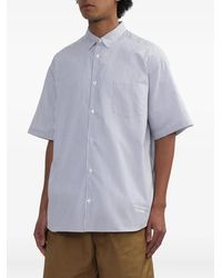 Comme des Garçons - Striped Short-Sleeve Shirt - Lyst