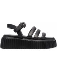 Agl Attilio Giusti Leombruni - Side-Buckle Strap Sandals - Lyst