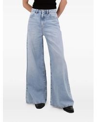 ICON DENIM - Kendall Wide-Leg Jeans - Lyst
