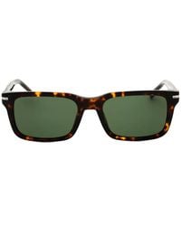 BOSS - Tortoiseshell-Effect Rectangle-Frame Sunglasses - Lyst