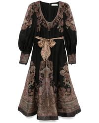 Zimmermann - Illustration Structured Maxi Dress - Lyst