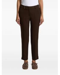 Peserico - Bead-Embellished Cropped Trousers - Lyst