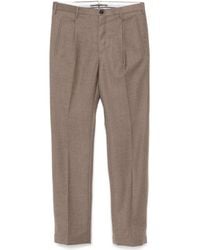 Incotex - Virgin Wool Trousers - Lyst