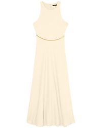ARMANI EXCHANGE - Mouwloze Midi-Jurk Met Schakelkettingdetail - Lyst