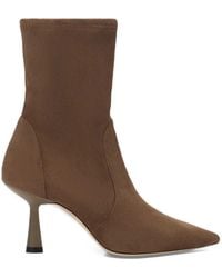 Stuart Weitzman - Stuart Super Sculpt Pointed-Toe Ankle Boots - Lyst