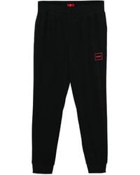 HUGO - Logo-Printed Track Pants - Lyst