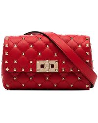 Valentino Garavani Rockstud Belt Bag - Red