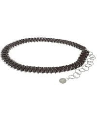 Rabanne - Leather-Chain Belt - Lyst
