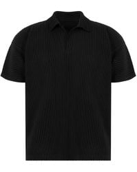 Issey Miyake - Plissé-Effect T-Shirt - Lyst