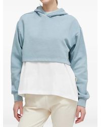 Reebok - Cropped Hoodie - Lyst