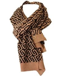 Liu Jo - Bufanda Con Placa Del Logo Y Monograma - Lyst