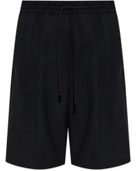 MICHAEL Michael Kors - Drawstring Tailored Shorts - Lyst