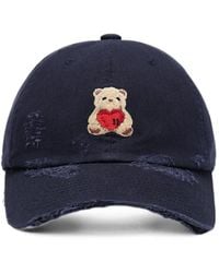 we11done - Distressed Teddy-Bear Baseball Cap - Lyst
